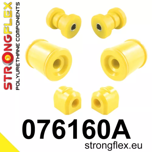076160A: Front suspension bush kit SPORT 22mm 071465 - 12mm Yellow