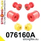 076160B: Front suspension bush kit Custom 071465 - 12mm Red