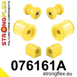 076161A: Front suspension bush kit SPORT 21mm 070007 Yellow