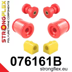 076161B: Front suspension bush kit 21mm 070007 Black