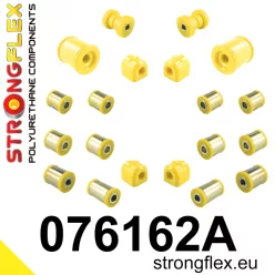   076162A: Full suspension bush kit SPORT 21mm 18mm 071465 - 12mm Black
