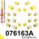 076163A: Full suspension bush kit SPORT 22mm 18mm 071465 - 12mm 071483 Yellow