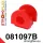 081097B: Front anti roll bar bush 26mm Red