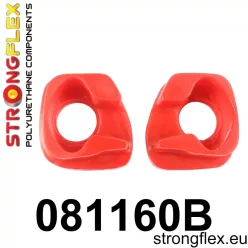 081160B: Engine mount inserts front Red