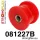 081227B: Shift lever stabilizer bush 32mm Red