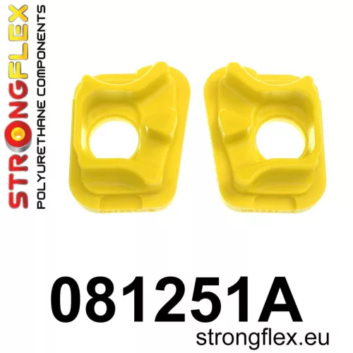 081251A: Engine front mount inserts SPORT Black