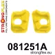 081251A: Engine front mount inserts SPORT Black