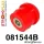 081544B: Front lower wishbone rear bush Red