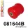 081644B: Front radius rod bush (SH models) Red