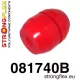 081740B: Front radius rod bush Red