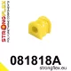 081818A: Rear anti roll bar bush SPORT 21mm Yellow