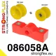 086058A: Shift lever stabilizer and extension mounting bush kit SPORT 081444 Yellow