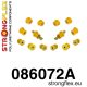 086072A: Rear suspension bush kit (no bushes 081105B) SPORT