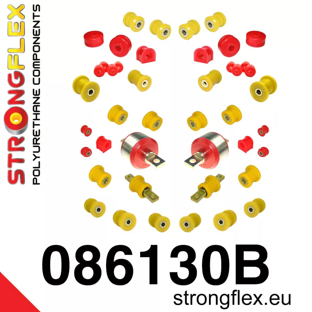 086130B: Full suspension bush kit polyurethane Custom Custom