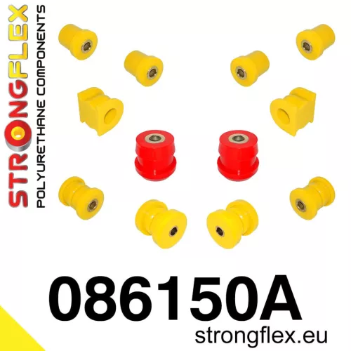 086150A: Front suspension bush kit AP1/AP2 SPORT 28,2mm Black