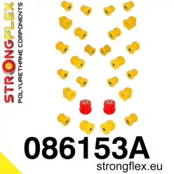   086153A: Full suspension bush kit AP1 SPORT 28,2mm 27mm Yellow