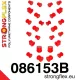 086153B: Full suspension bush kit AP1 28,2mm 27mm Red