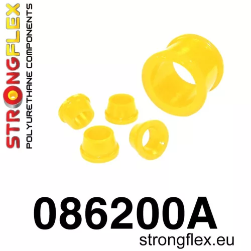 086200A: Steering rack mount bush kit SPORT Yellow