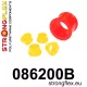 086200B: Steering rack mount bush kit Red