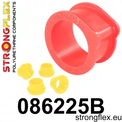 086225B: Steering rack mount bush kit Red