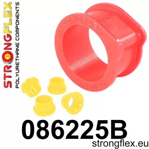 086225B: Steering rack mount bush kit Red
