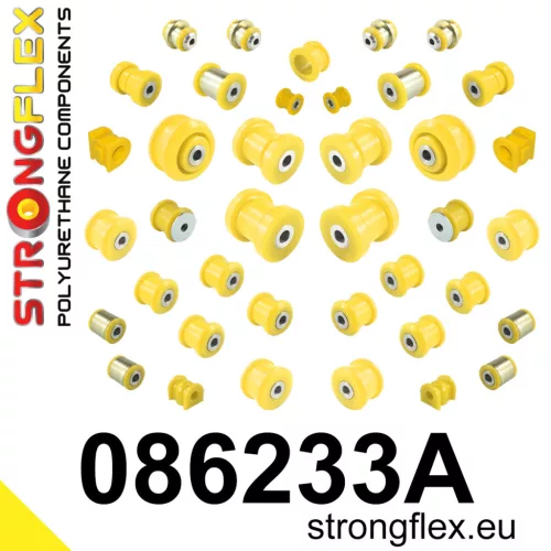 086233A: Full suspension bush kit SPORT 26mm 13mm Yellow