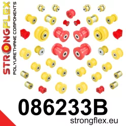 086233B: Full suspension bush kit 26,5mm 13mm Red