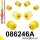 086246A: Front suspension and ream beam bush kit SPORT 23mm Yellow