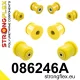 086246A: Front suspension and ream beam bush kit SPORT 23mm Yellow