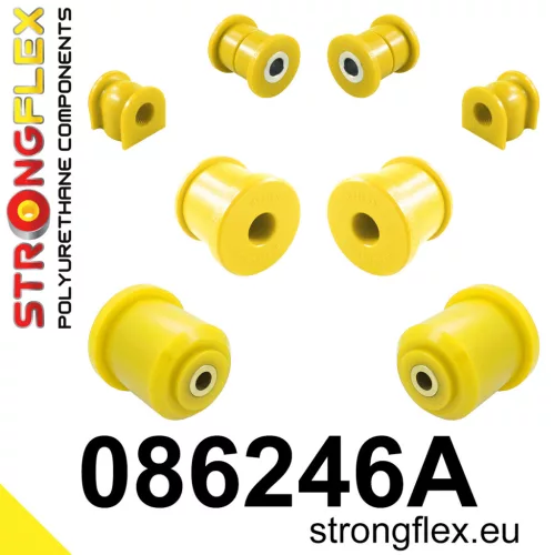 086246A: Front suspension and ream beam bush kit SPORT Custom Black