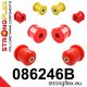 086246B: Front suspension and ream beam bush kit
