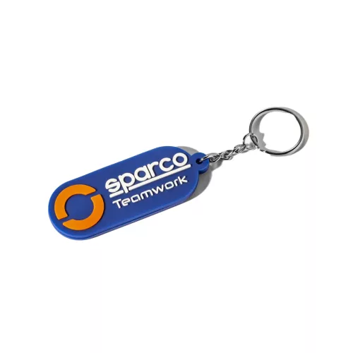 Sparco Teamwork 3D Logo Keychain – Stylish and Durable