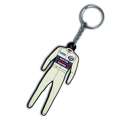 Sparco Martini Racing Suit Replica Keychain – Unique and Stylish