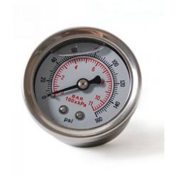Fuel Pressure Gauge 0-11 BAR (White)