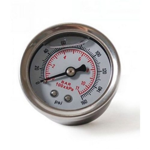Fuel Pressure Gauge 0-11 BAR (White)