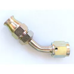   Goodridge AN4 PTFE 45 Degree Sweft Tube Female Swivel Concave Seat Fitting - 6046-04P