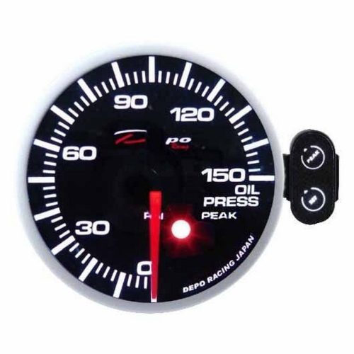 DEPO RACING PEAK 52mm Gauge - Oil Pressure Meter