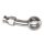 Goodridge AN3 PTFE 20 Degree Banjo Extended Neck (10mm Hole), Stainless Steel - 5093-03C