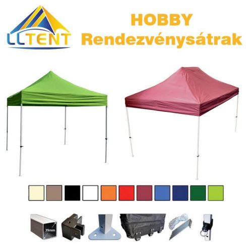 LLTent HOBBY Pop-Up Tent without Side Wall - White