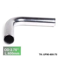   Aluminium Pipe 90 Degree Elbow - Diameter 70mm / 2.75" - Lenght 600mm