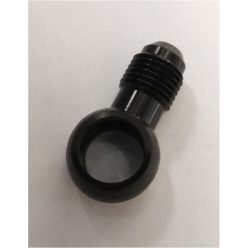 AN6 Single Male Banjo Adapter (14,5 mm Hole) - Black
