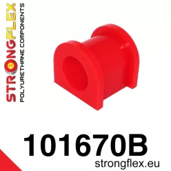 101670B: Front anti roll bar bush 21mm Red