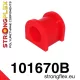 101670B: Front anti roll bar bush 22mm Red