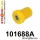 101688A: Front upper arm bush SPORT Yellow