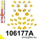 106177A: Full suspension bush kit SPORT 22mm 16mm 27mm Yellow