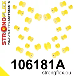 106181A: Full suspension bush kit SPORT 28mm 14mm Yellow