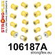 106187A: Rear suspension bush kit SPORT