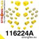 116224A: Full suspension bush kit SPORT