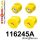 116245A: Rear subframe bush kit SPORT