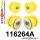 116264A: Rear subframe bush kit SPORT